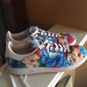 Adidas floral Stan smith sneakers